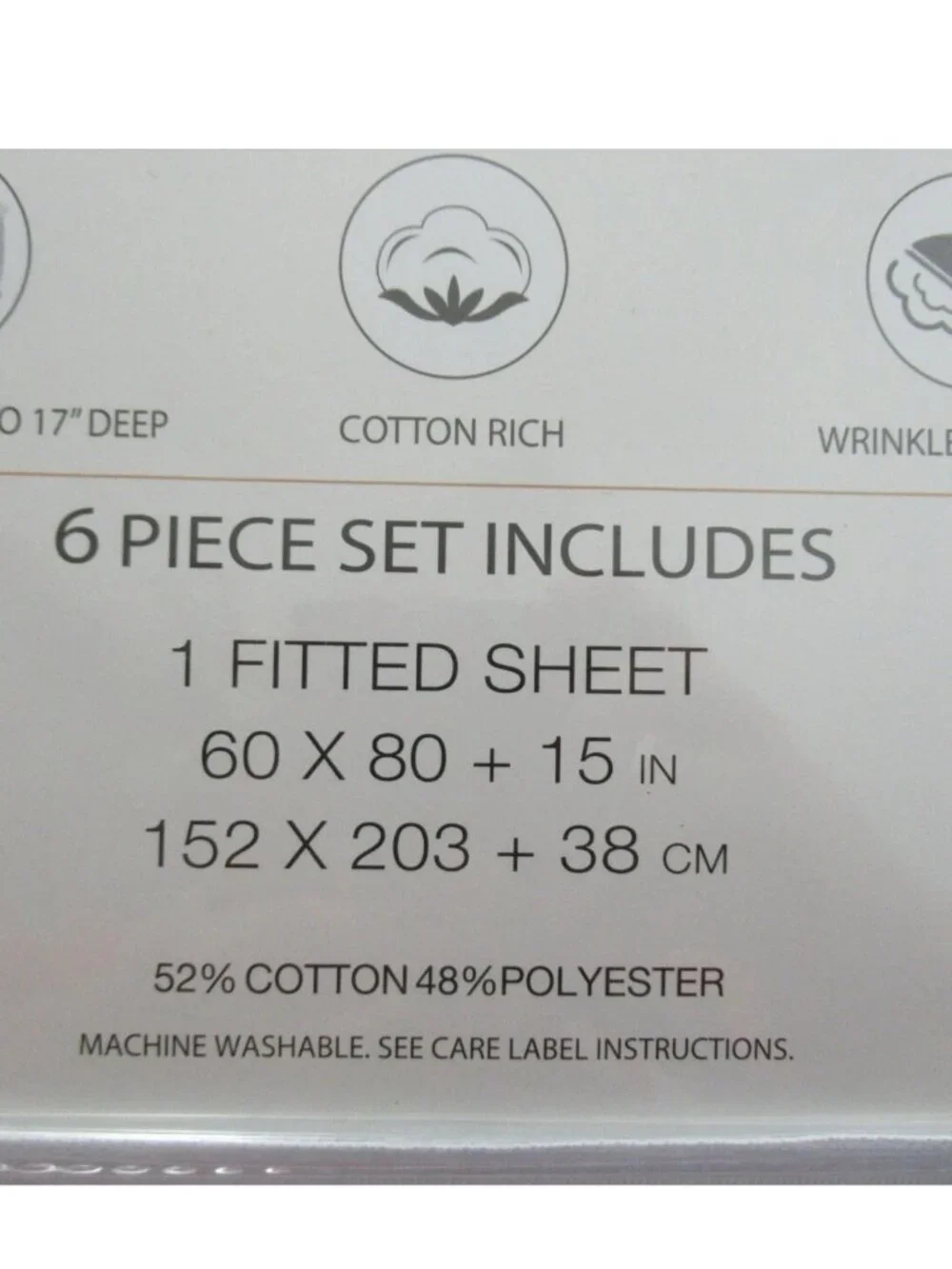 Kensington Garden Dover 1500 Thread Count 6-Piece Queen Sheet Set, Gray